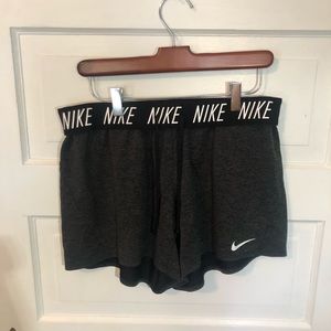 Black heather Nike running shorts